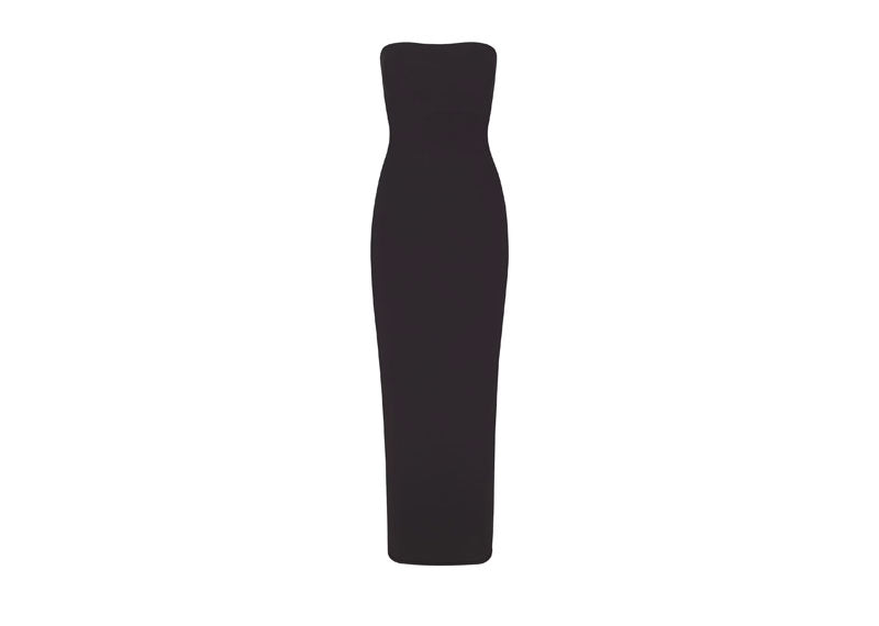 SKIMS Fits Everybody Tube Dress Onyx | Soul Gallery