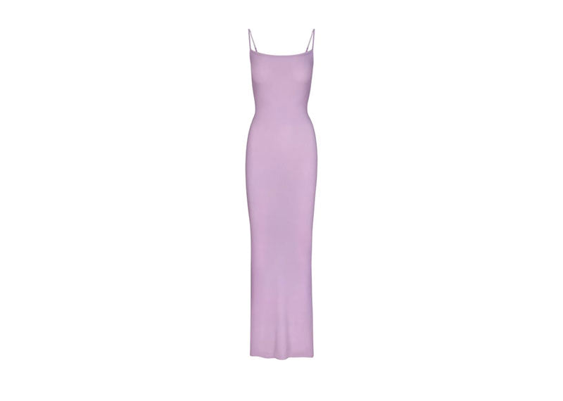 soft lounge long slip dress skims Slipdress Bubblegum XS Limited Edition RARE hugging dress features a flattering straight neck and adjustable spaghetti straps Lets review the viral soft