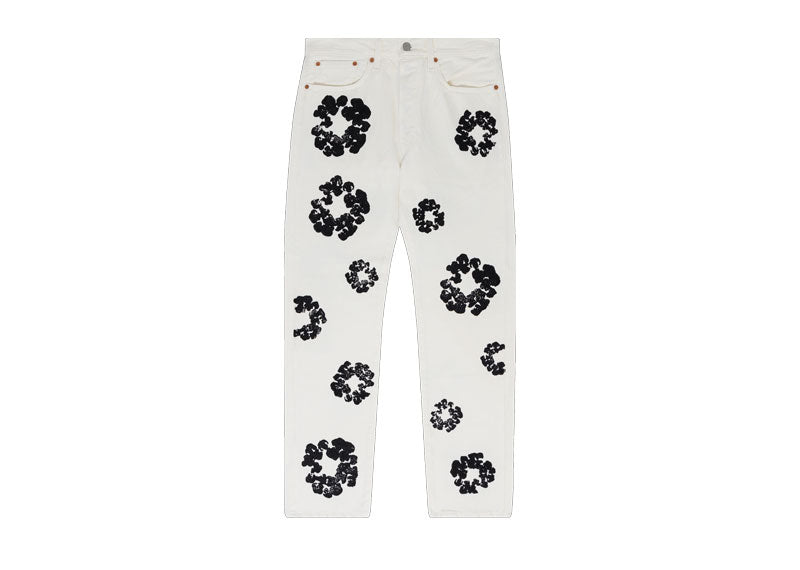 Denim Tears x Levi's Cotton Wreath Jean White | Soul Gallery