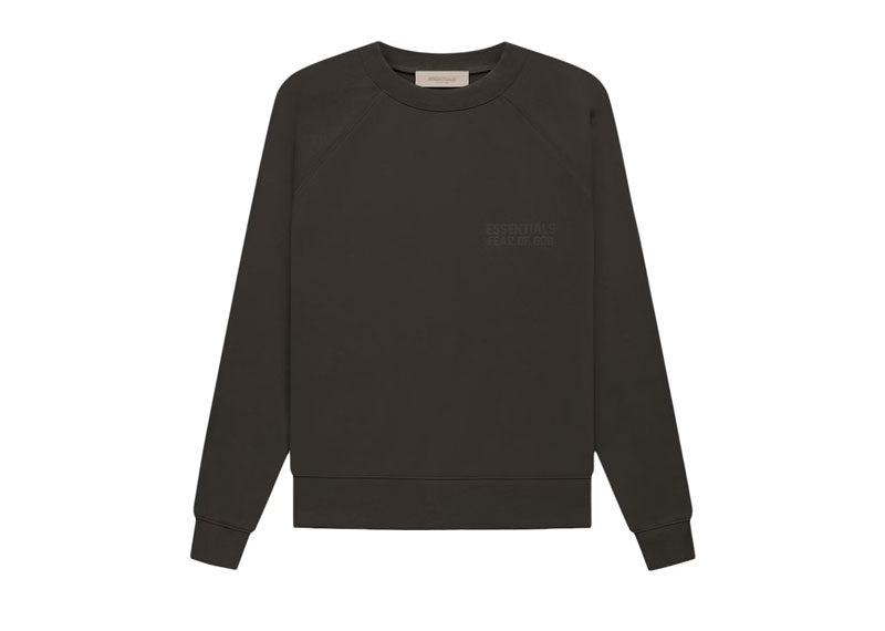 Fear of God Essentials Crewneck Off Black (FW22) | Soul Gallery