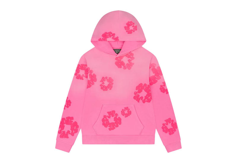 Denim Tears Mono Cotton Wreath Hoodie Pink (SS25) | Soul Gallery