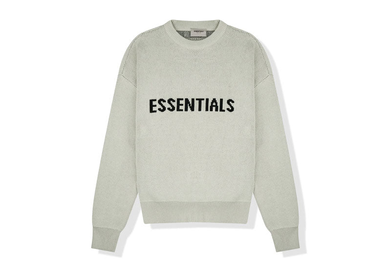Fear of God Essentials SSENSE Exclusive Pullover Sweater Concrete | Soul Gallery