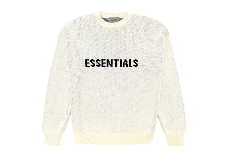 Fear of God Essentials Knit Sweater Buttercream (SS20) | Soul Gallery