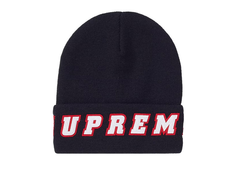 Supreme Felt Logo Beanie Black