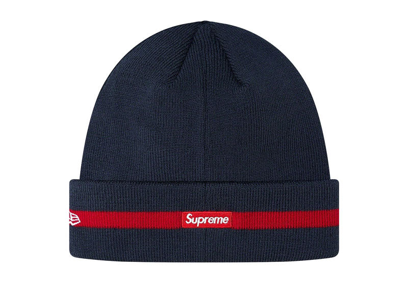 Supreme New Era Sequin Beanie Navy