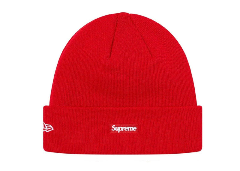 Supreme New Era Swarovski S Logo Beanie Red