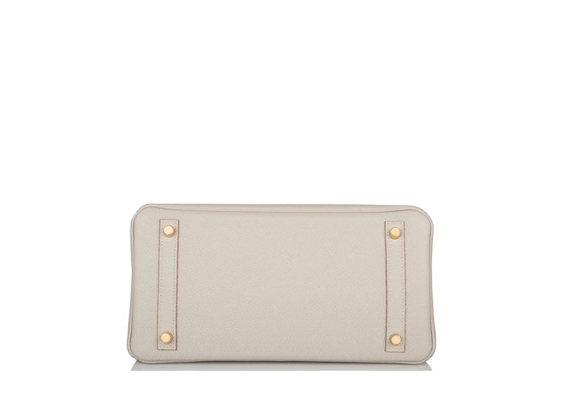 Hermès Birkin 30 Gris Perle Togo Gold Hardware