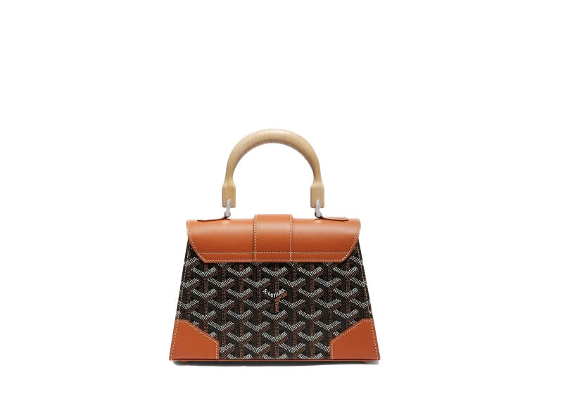 Goyard Saigon Structure Mini Bag Black/Tan