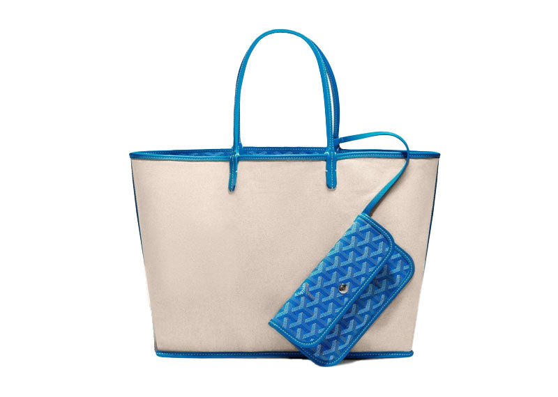 Goyard Saint Louis Tote PM Blue (2)