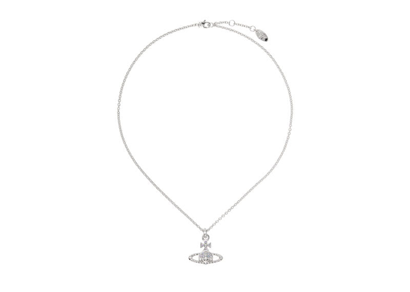 Vivienne Westwood Mayfair Bas Relief Pendant Necklace Rhobium