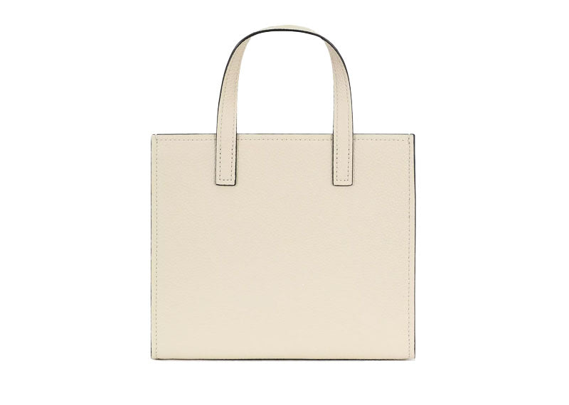 Marc Jacobs 'The Mini Grind' Leather Tote Bag Marshmallow