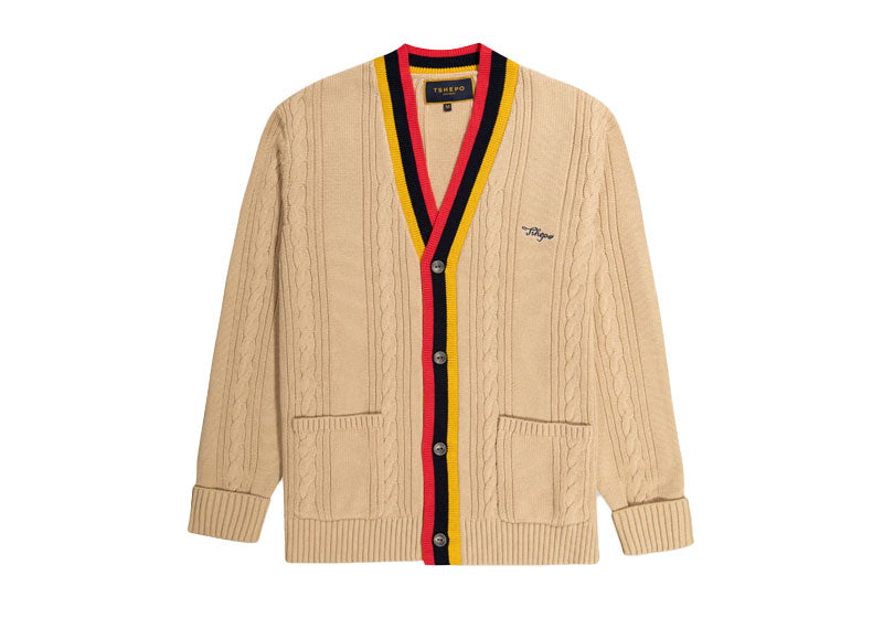 TSHEPO Knitted Cardigan Beige