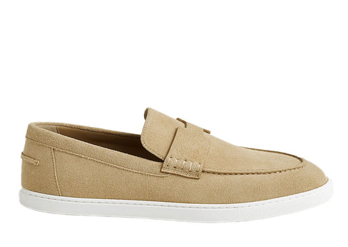 Hermes Job Loafer Beige Albâtre