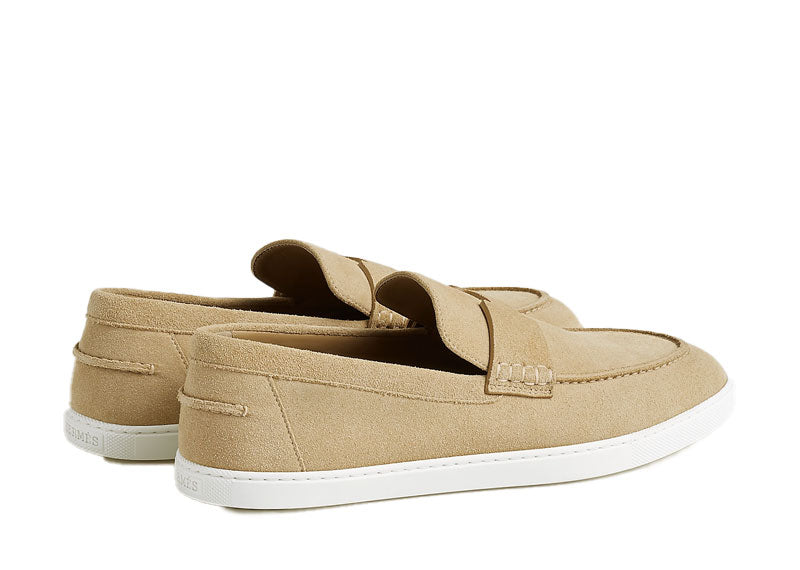 Hermes Job Loafer Beige Albâtre