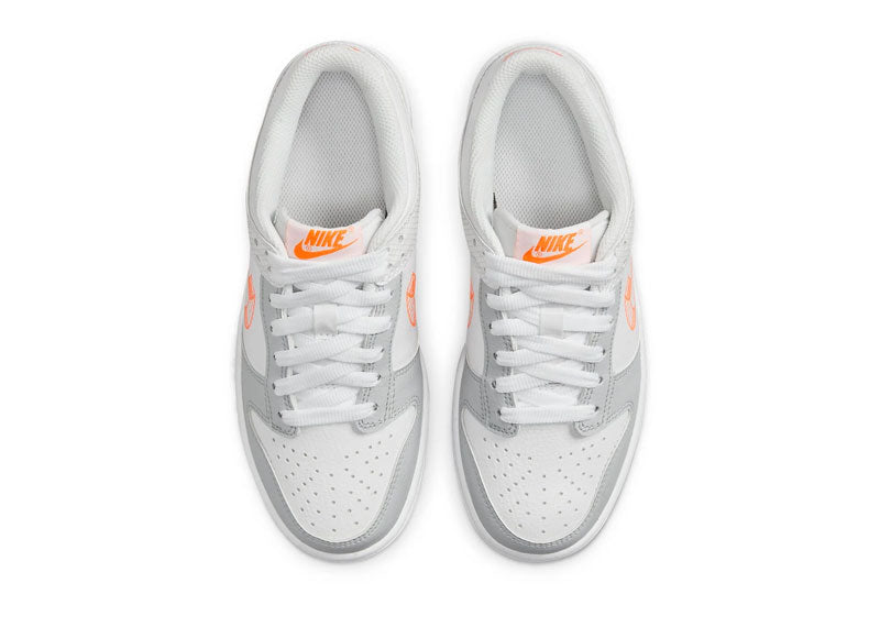 Nike Dunk Low SE 3D Swoosh Pure Platinum Total Orange (GS)
