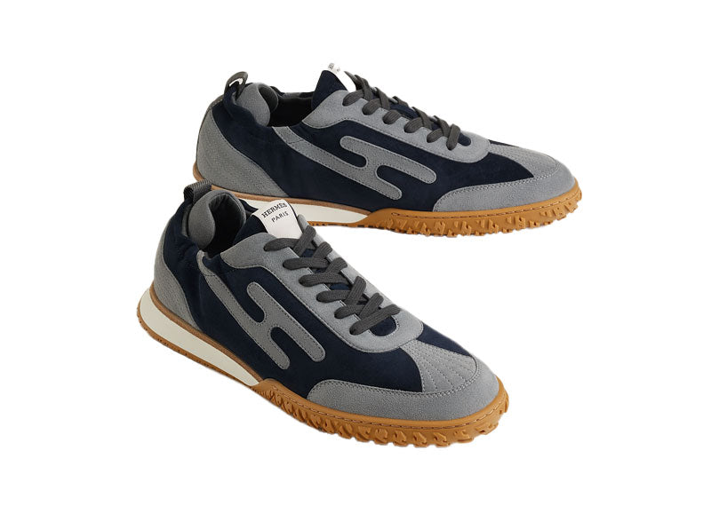 Hermes Jet Sneaker Marine / Gris Orage