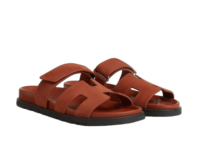 Hermes Chypre Sandal Suede Goatskin Muscavado (Women's)