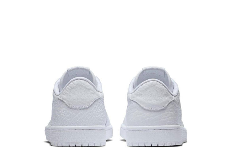 Jordan 1 Retro Low Swooshless Triple White (2025)