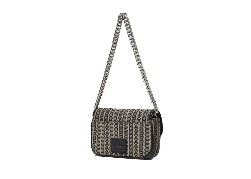 Marc Jacobs 'The Monogram J Marc Mini' Bag Taupe & Black