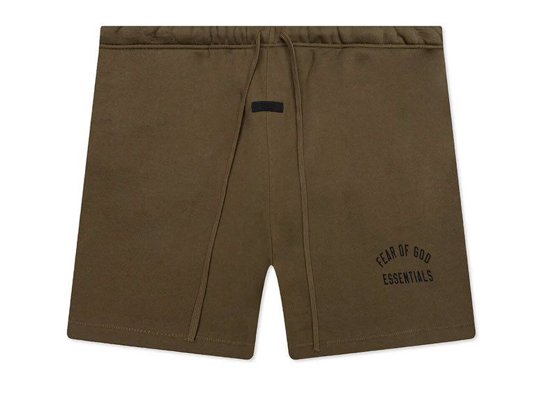 Fear of God Essentials Fleece Soccer Short Olive