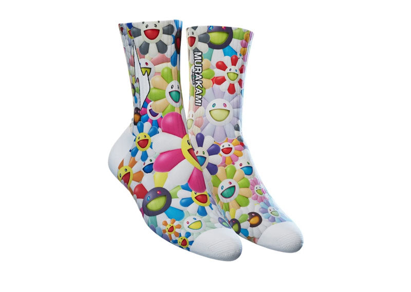 RTFKT CloneX Murakami Drip Socks White/Multi