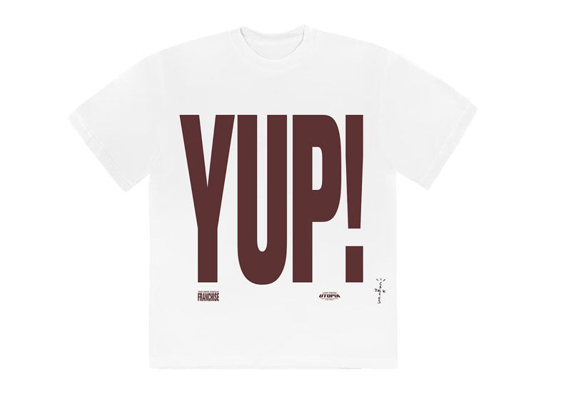 Travis Scott Franchise Promo YUP! T-Shirt White