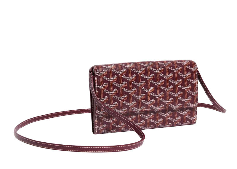 Goyard Varenne Continental Wallet Burgundy