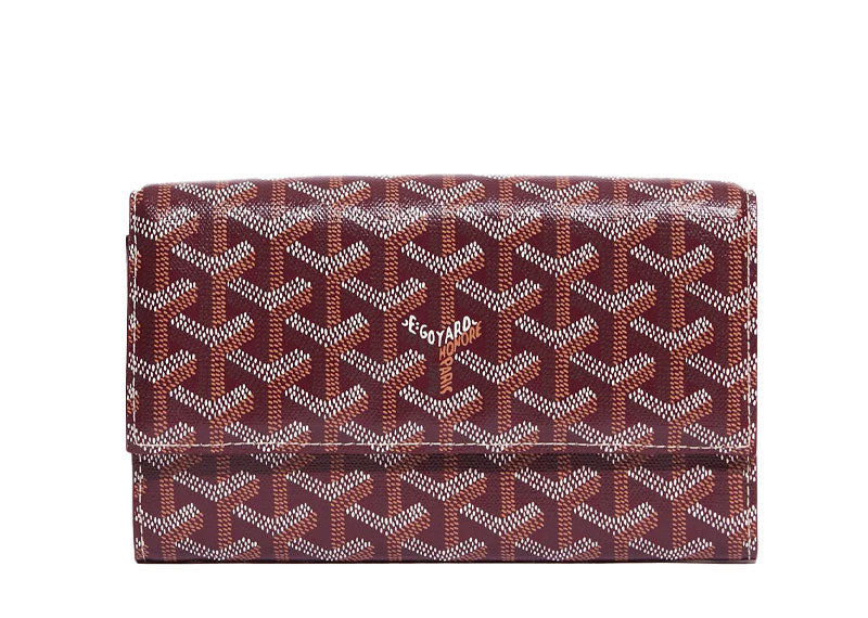 Goyard Varenne Continental Wallet Burgundy