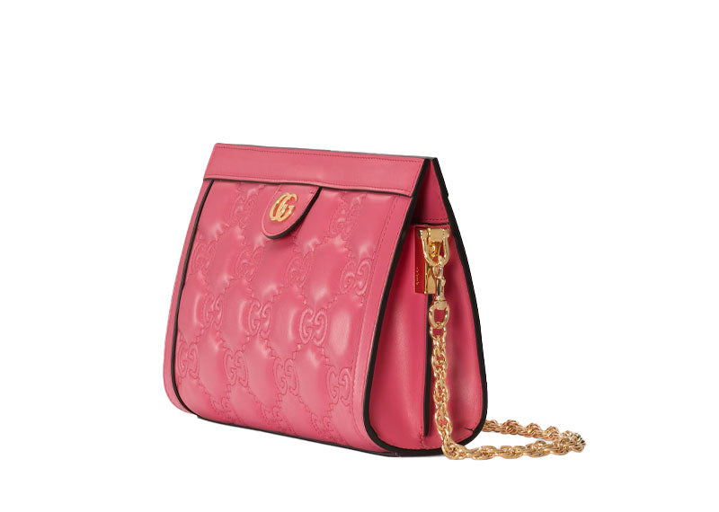 Gucci GG Matelasse Small Shoulder Bag Pink