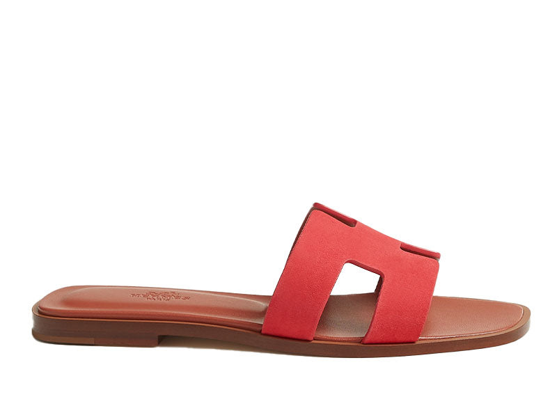 Hermes Oran Sandal Rouge Cinetique