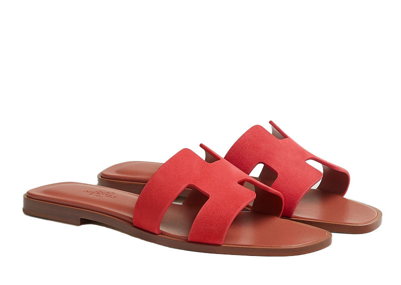 Hermes Oran Sandal Rouge Cinetique