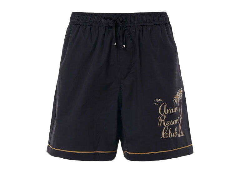 Amiri Twisted Palms Short Black