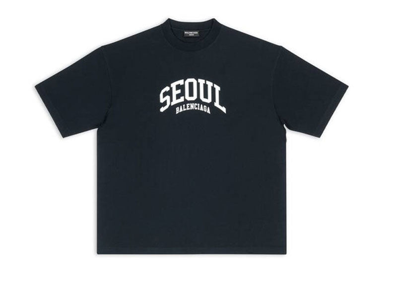 Balenciaga Seoul Oversized T-Shirt Black