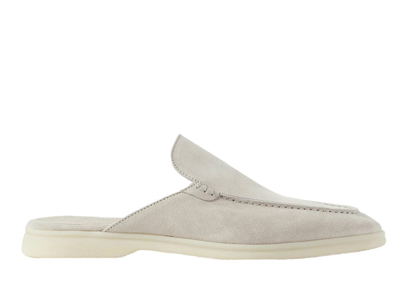 Loro Piana Babouche Walk Loafer Suede Classic Beige