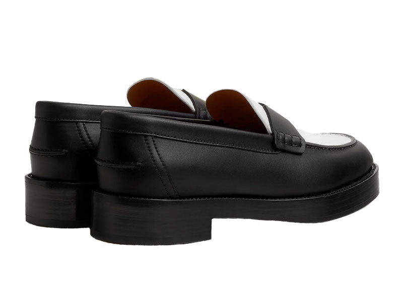 Hermes Hour Loafer Noir/Blanc
