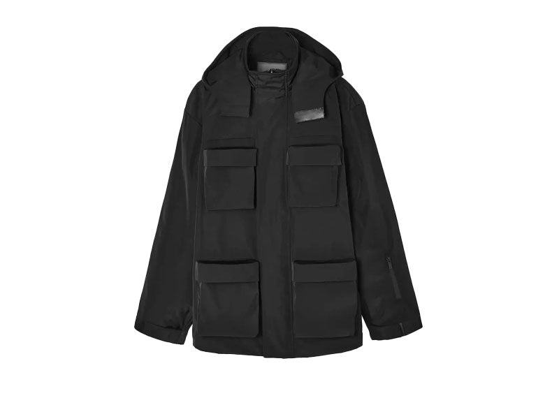 Maniere De Voir Parka Jacket Black