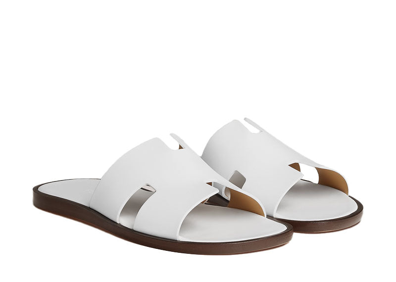Hermes Izmir Sandal Blanc