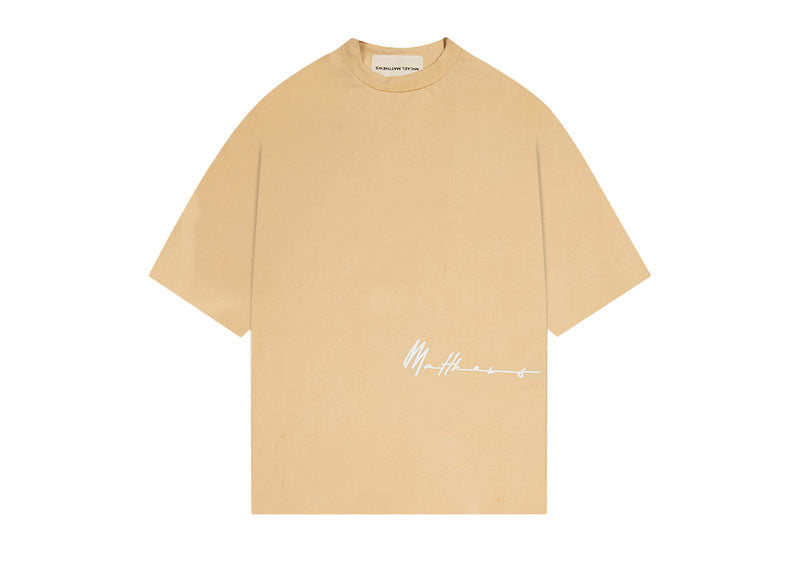 Micael Matthews Architecture T-Shirt Beige