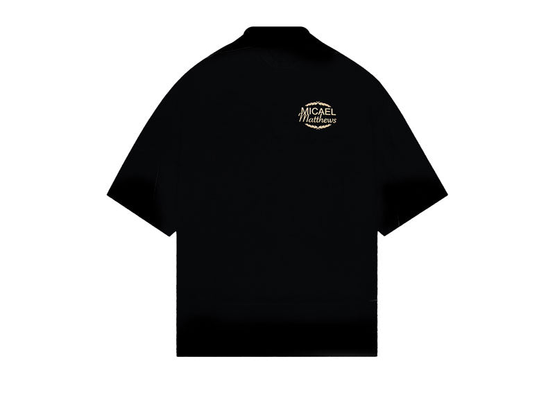 Micael Matthews Signature Crest T-Shirt Black