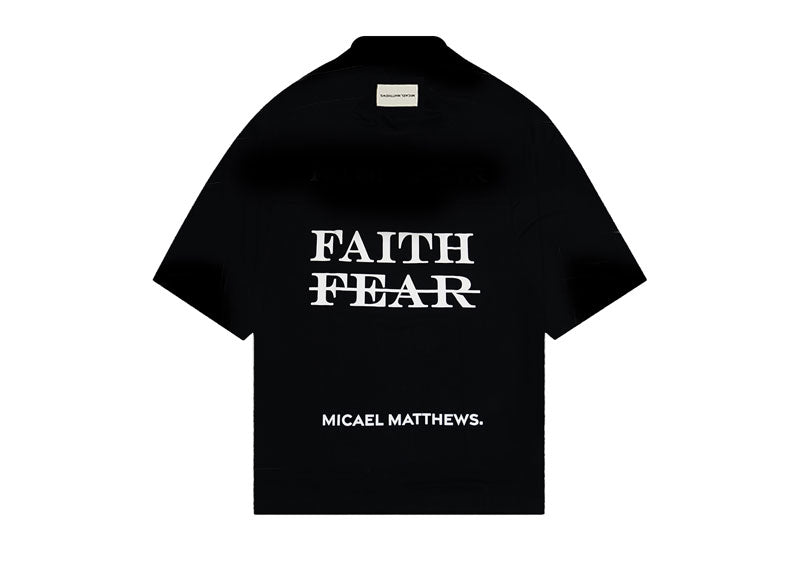 Micael Matthews Faith Over Fear T-Shirt Black