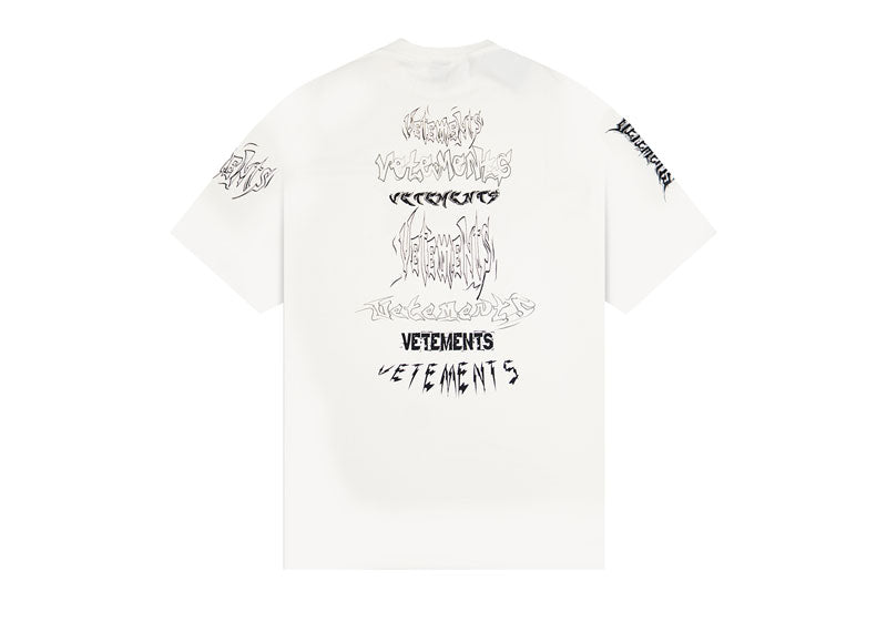 Vetements Multi Logo T-Shirt White