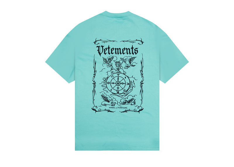 Vetements Wheel Of Fortune T-Shirt Teal