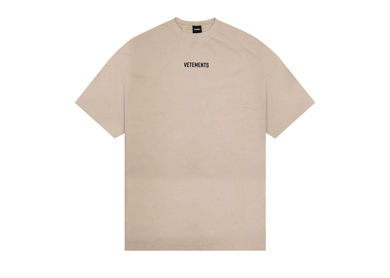 Vetements Tarot T-Shirt Beige