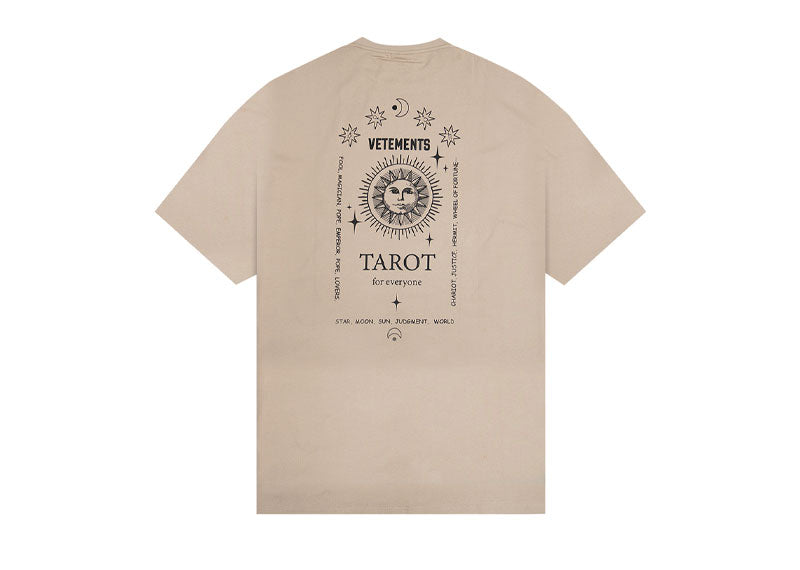 Vetements Tarot T-Shirt Beige