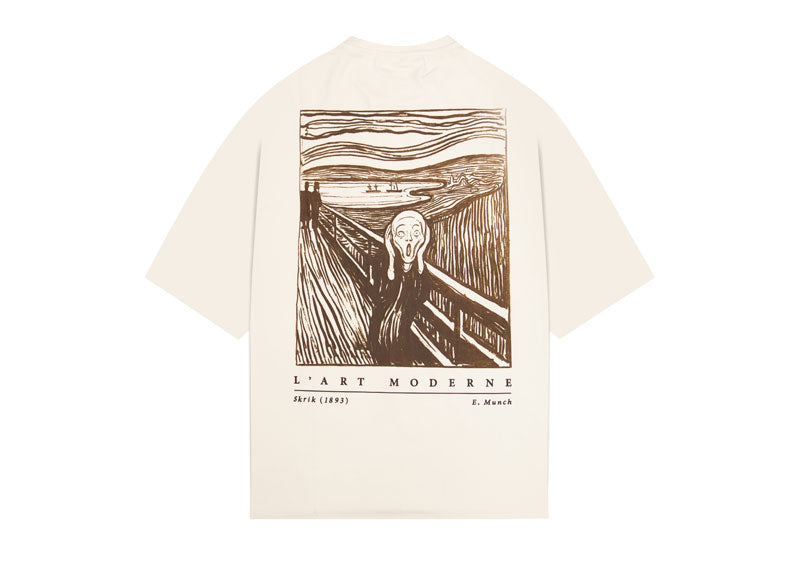 Maniere De Voir The Scream T-Shirt Cream