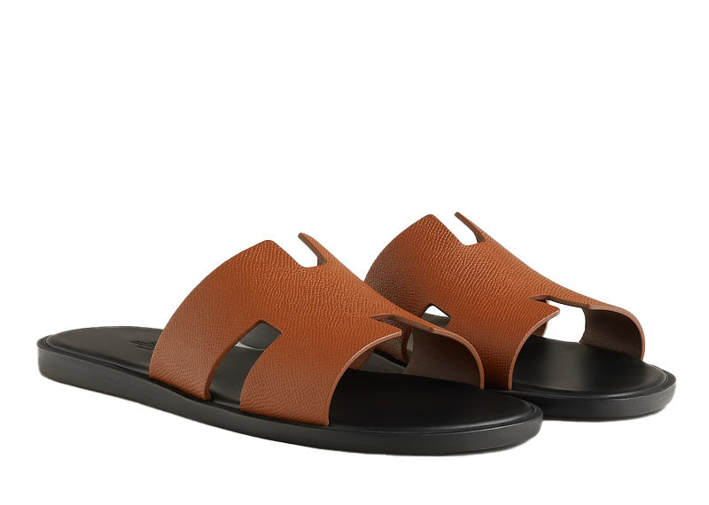Hermes Izmir Sandal Gold Epsom Calfskin Leather