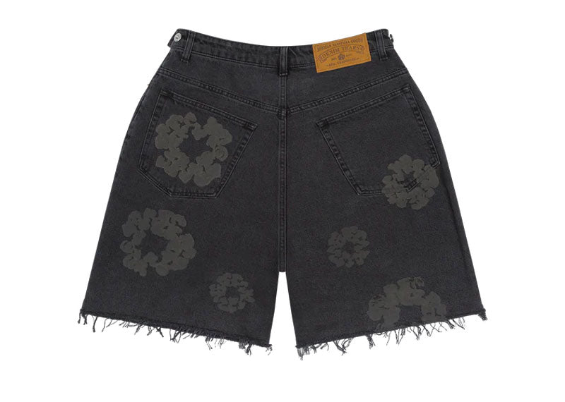 Denim Tears Mono Wreath Denim Short Black