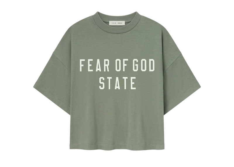 Fear of God Essentials Boxy T-Shirt Moss