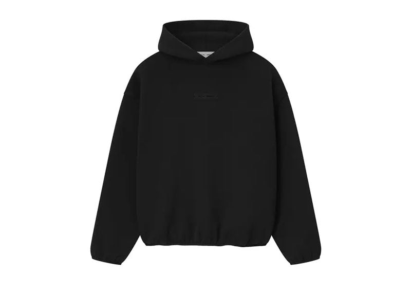 Fear of God Essentials Modern Fleece Hoodie Jet Black (SS25)