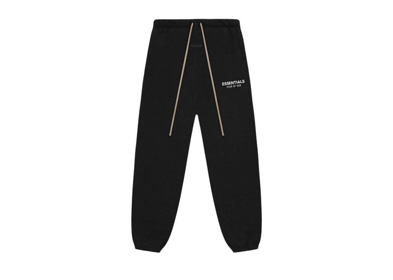 Fear Of God Essentials Fleece Black Sweatpants (FW24)